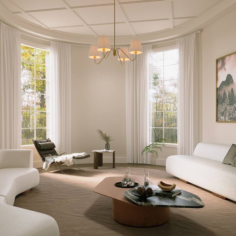Acroma 4 - Light Dimmable Gold Chandelier Classic / Traditional Chandelier