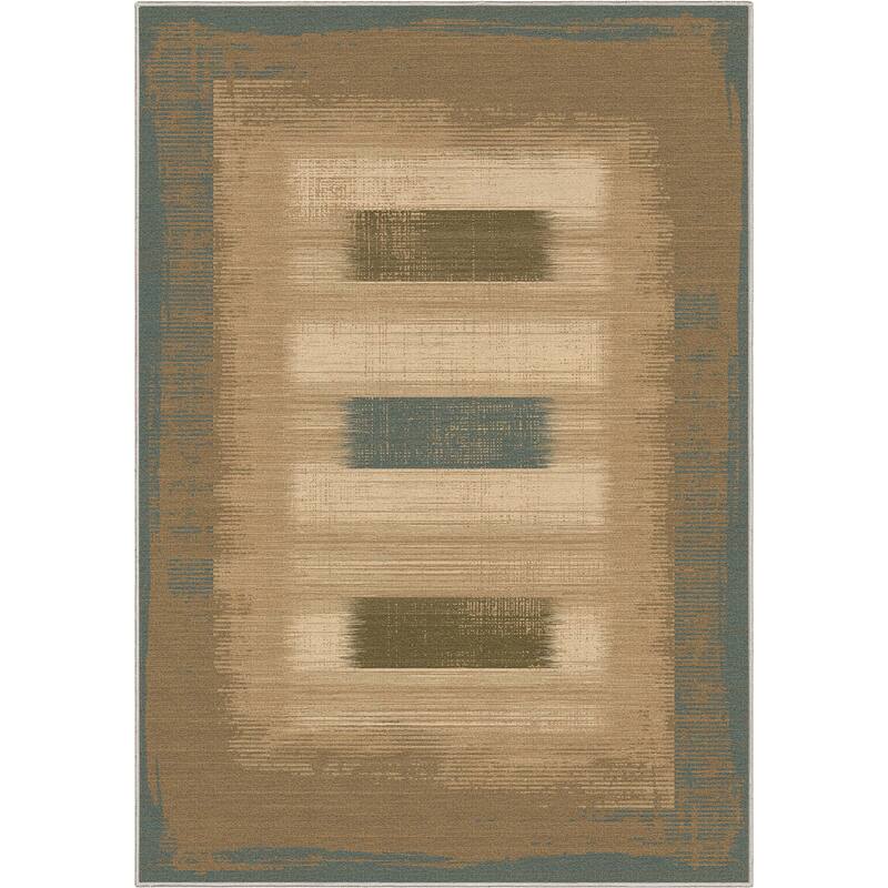 Well Woven Apollo Border Modern Abstract Flat-Weave Rug