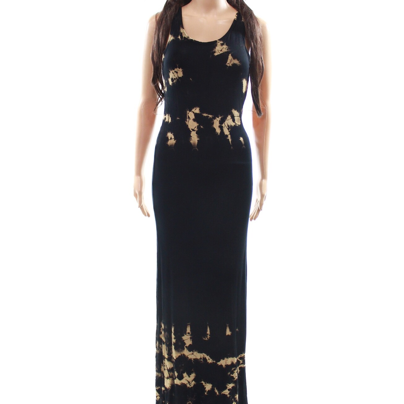tie dye racerback maxi dress