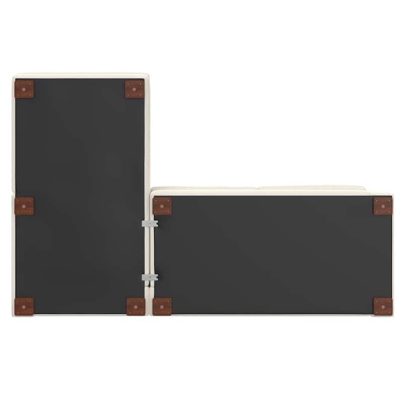 WYNDENHALL Roscoe Left-Facing Sectional in Tightly Woven Performance Fabric