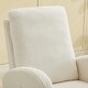 preview thumbnail 33 of 75, Upholstered Rocking Chair Nursery Chair with High Back and Side Pocket
