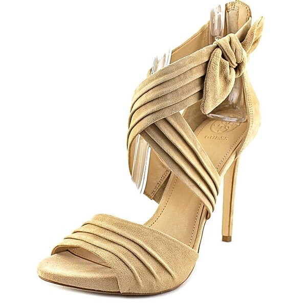 GUESS Womens Wazali2 Suede Open Toe Casual Strappy Sandals GUESS Womens Wazali2 Suede Open Toe Casual Strappy Sandals