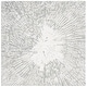 preview thumbnail 3 of 5, SAFAVIEH Handmade Soho Darin Modern Abstract Wool Rug 6' Square - Grey/Ivory - Square