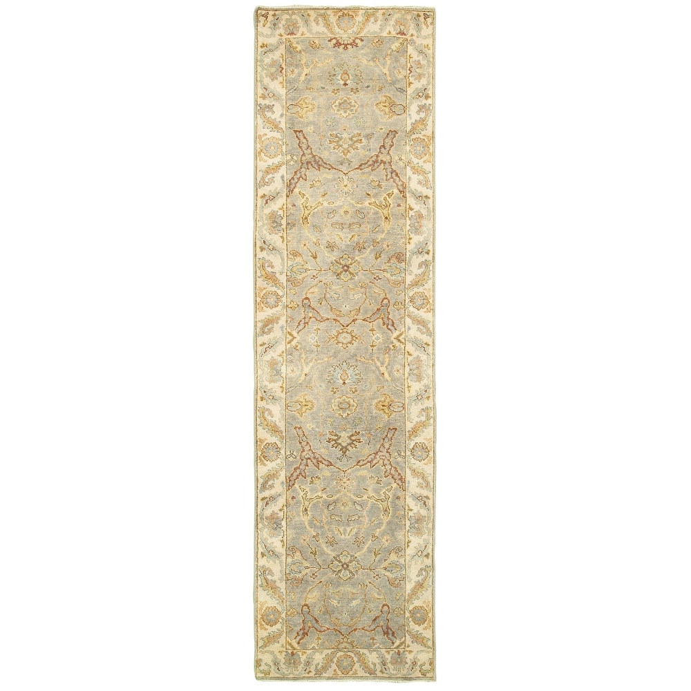 Style Haven Palma Vintage Inspired Wool Hand Knotted Area Rug