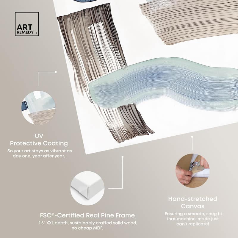 Abstract Order Canvas by Art Remedy, Gallery Wrapped