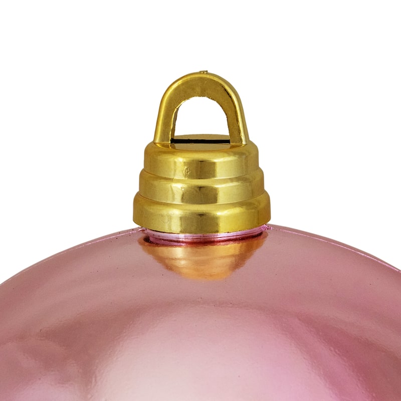 Shiny Bubblegum Pink Shatterproof Christmas Ball Ornament