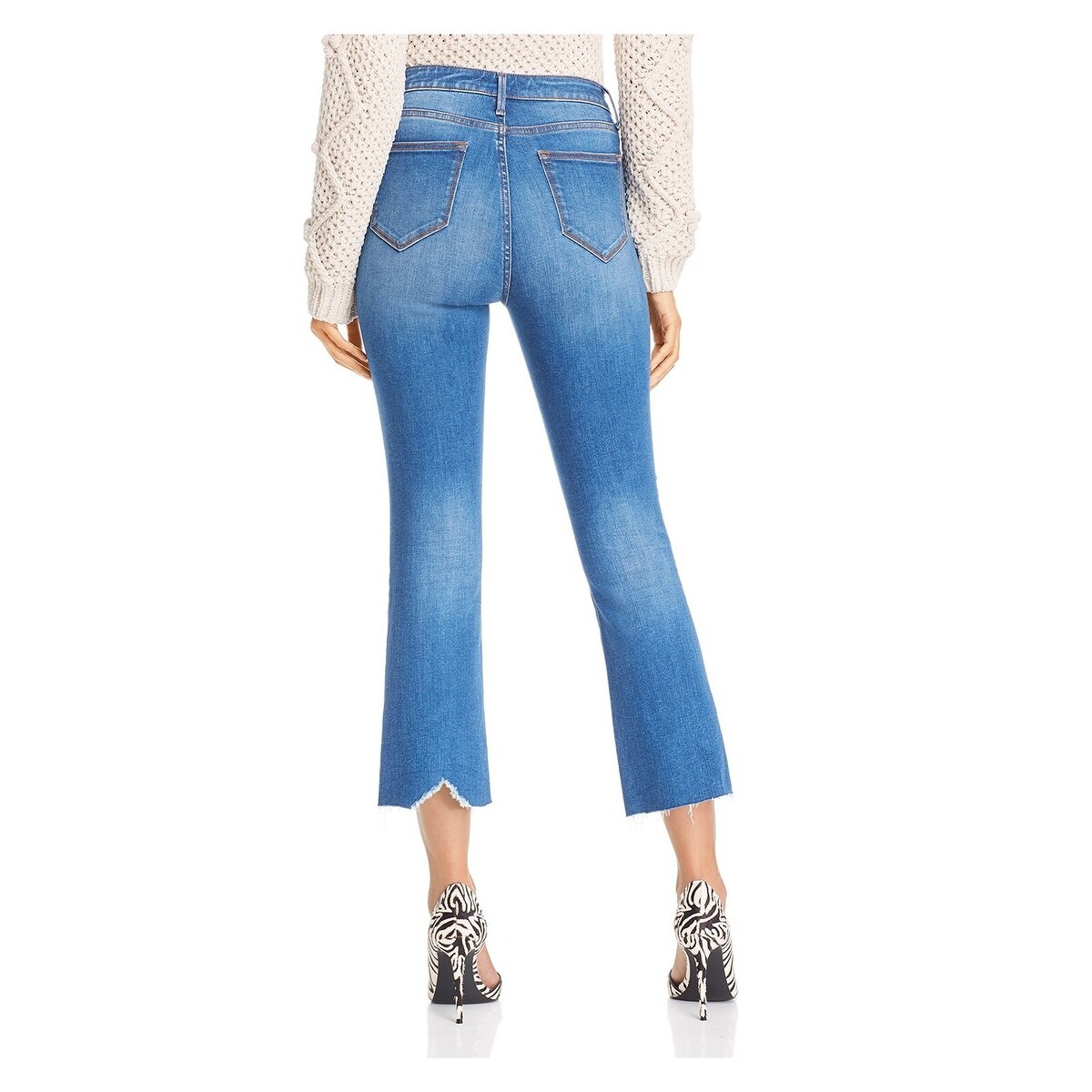 Cropped jeans size 24 clearance