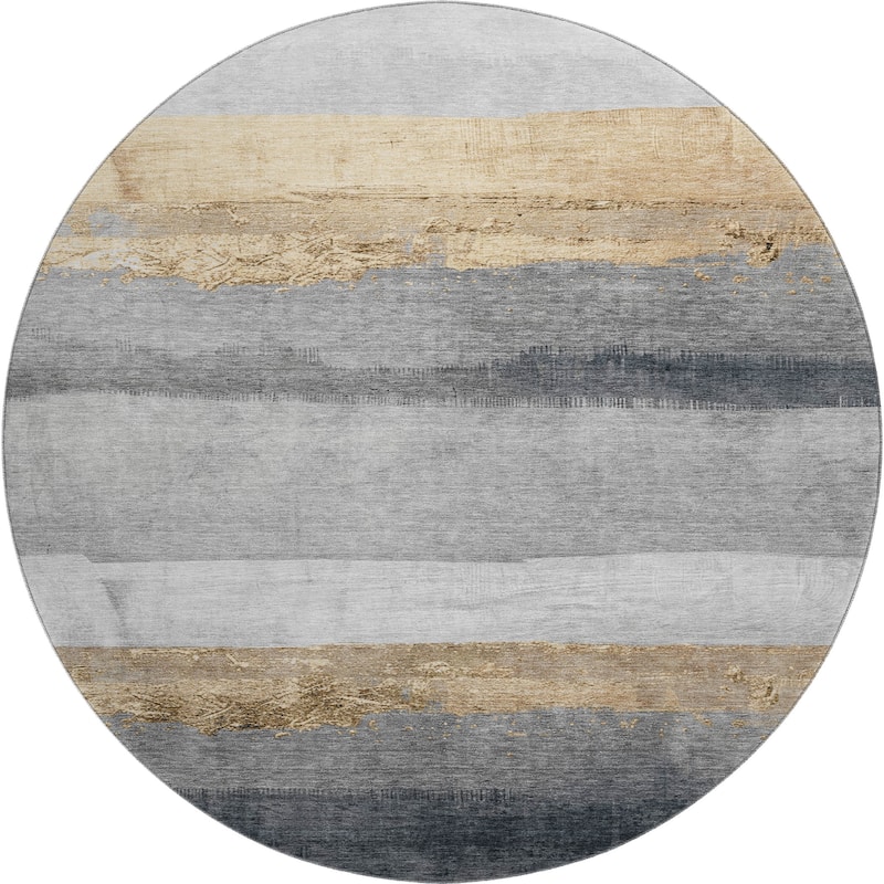 Premium Washable Super Soft Ombre Stripes Mayfield Rug