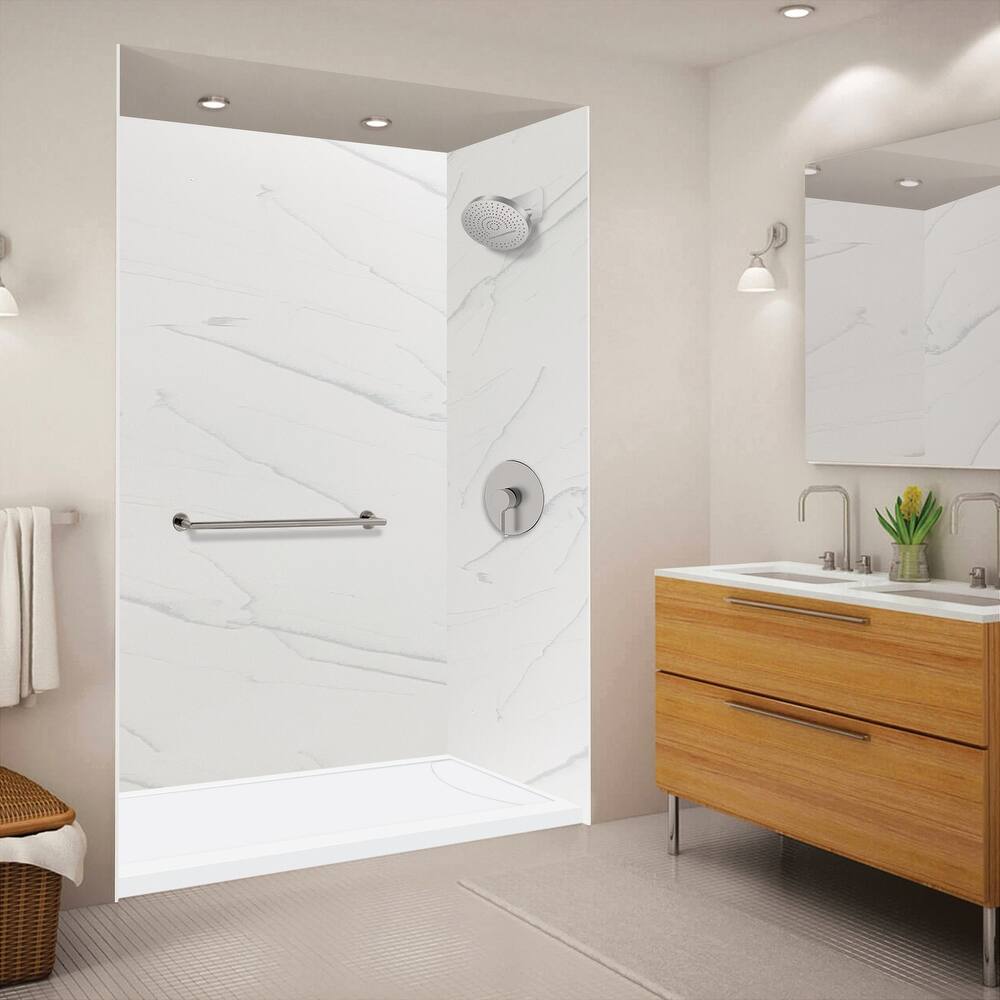 Transolid FSLB6032R 60" x 32" Rectangular Shower Base with Single