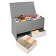 preview thumbnail 6 of 21, Taylor & Olive Verbena Toy and Storage Box with Two Baskets