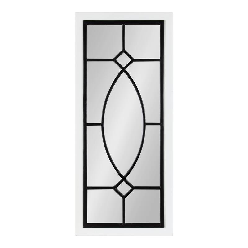 Kate and Laurel Bakersfield Wood Framed Mirror