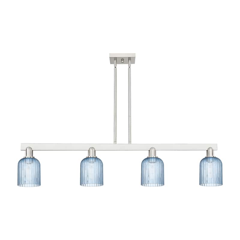 Innovations Lighting Downtown Urban - Bridal Veil - 4 Light 48" Stem Hung Island Light