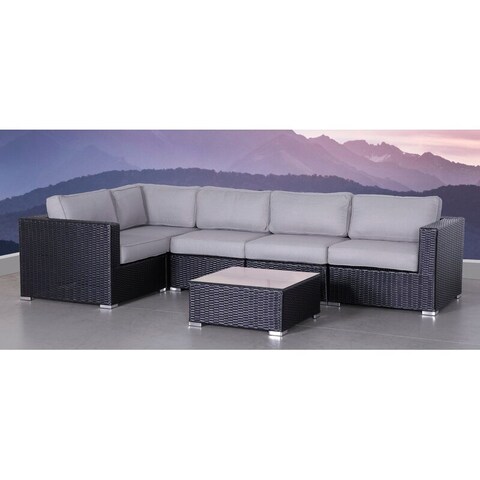 Wicker/Rattan 4 - Person Seating Group with Cushions
