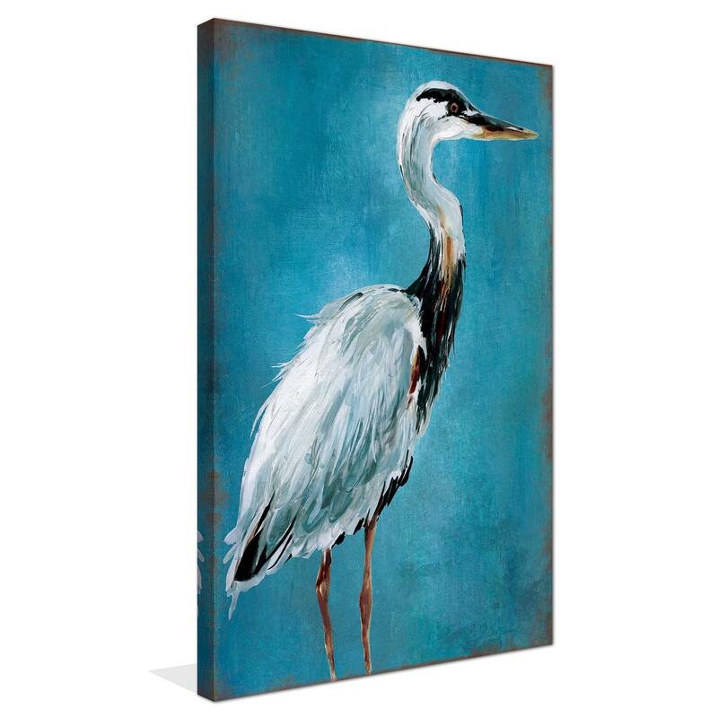 "Great Blue Heron I" by Carol Robinson Print on Canvas