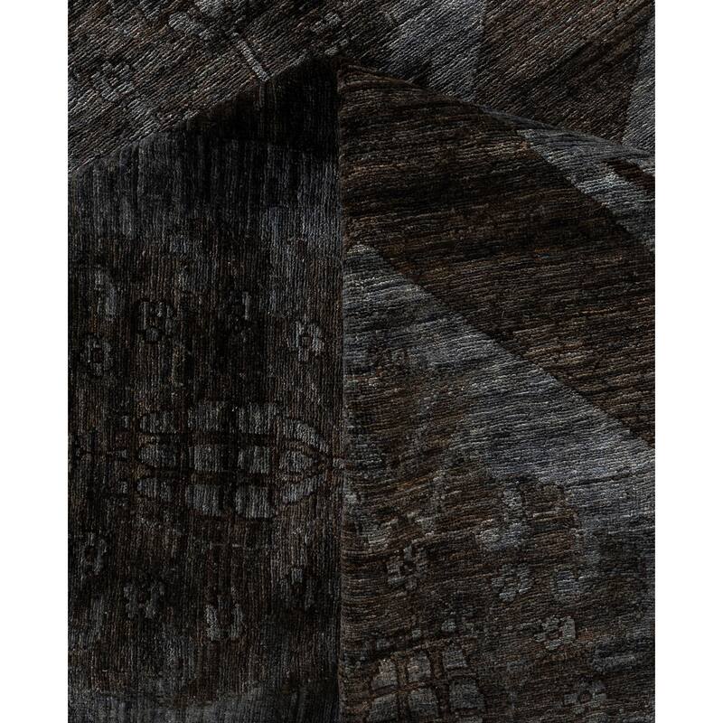 Overdyed One-of-a-Kind Hand-Knotted Area Rug - Brown - 11' 9" x 14' 5"