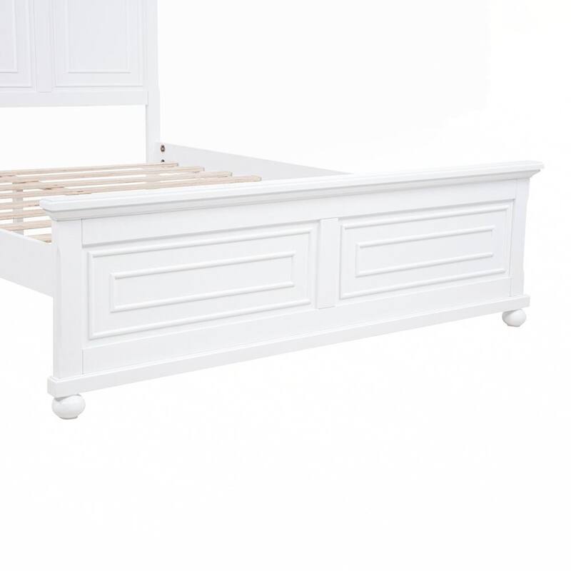 Pinewood Bed with Strengthened Bed Frame