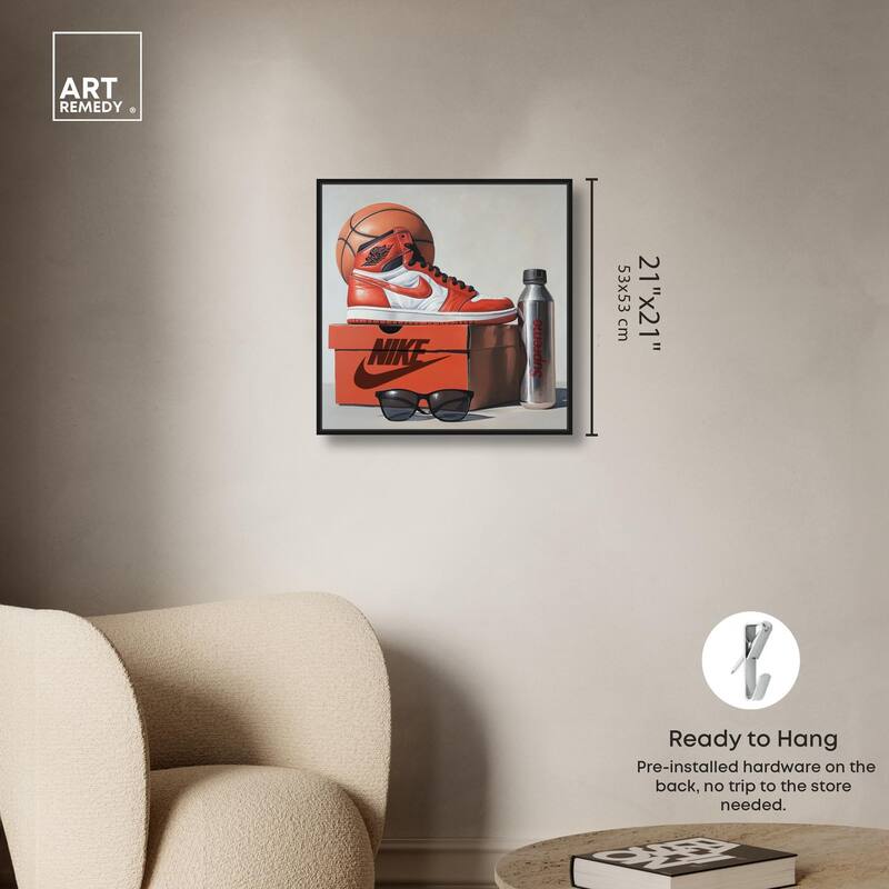 Basketball Practice Canvas by Art Remedy