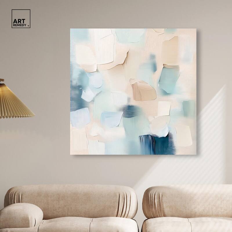 Celadon Haze II Canvas by Art Remedy, Gallery Wrapped