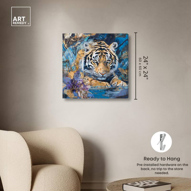 King of the Jungle Canvas by Art Remedy, Gallery Wrapped