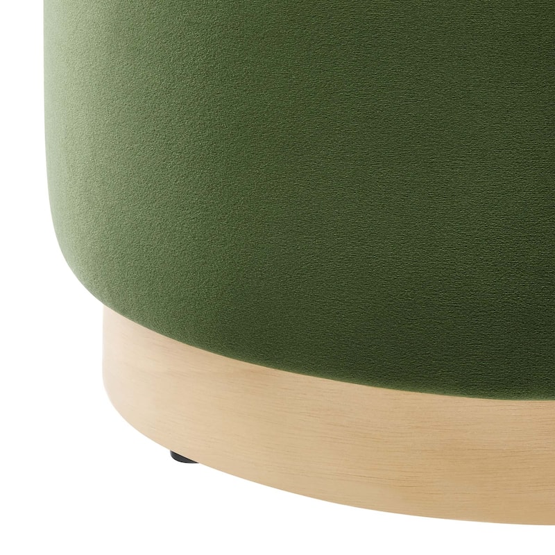 Tilden 16"/23"/29"/38" Performance Velvet Upholstered Ottoman