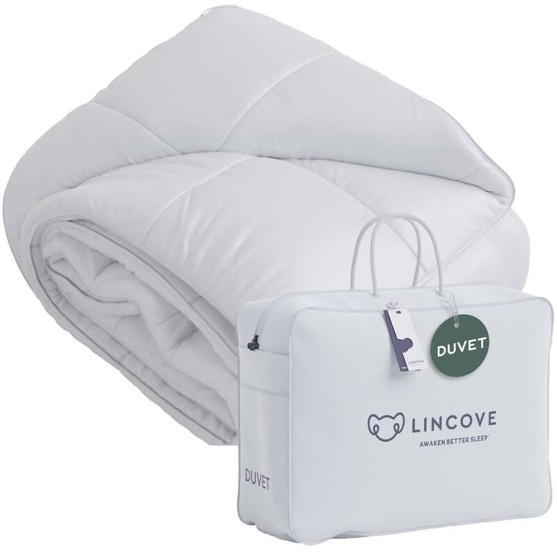 All - Season White Goose Down Comforter - Twin
