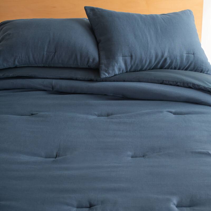French Linen Comforter & Sham Set by BOKSER HOME