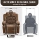 preview thumbnail 10 of 19, Widen Recliner Chair for Adults, Heavy Duty 350Lb Manual Large Lounge Chairs