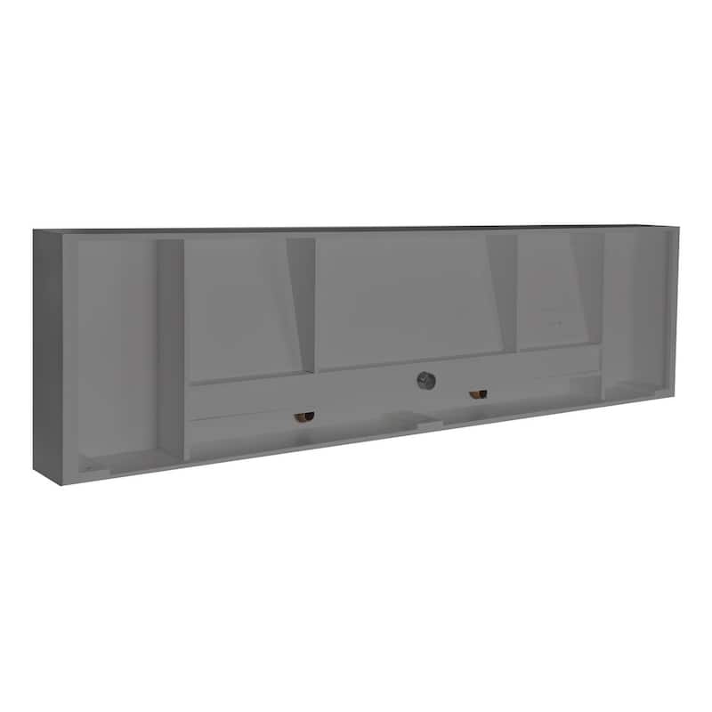 Pyramid Solid Surface 72-inch Bathroom Vanity Top - 72"
