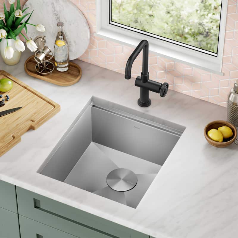 KRAUS Kore Workstation Undermount Stainless Steel Kitchen Sink
