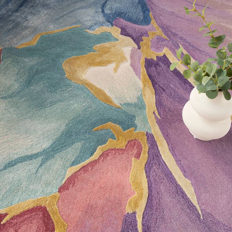 Nourison Prismatic Indoo Abstract Area Rug