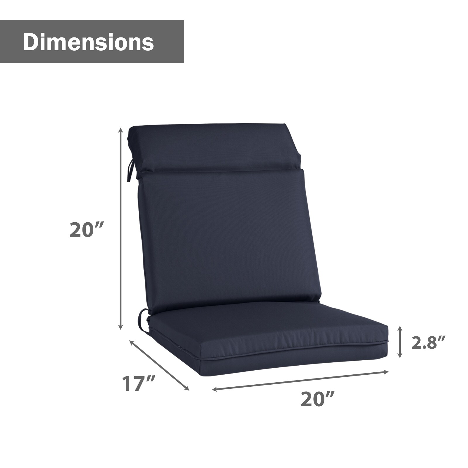 High back dining chair cushions outlet