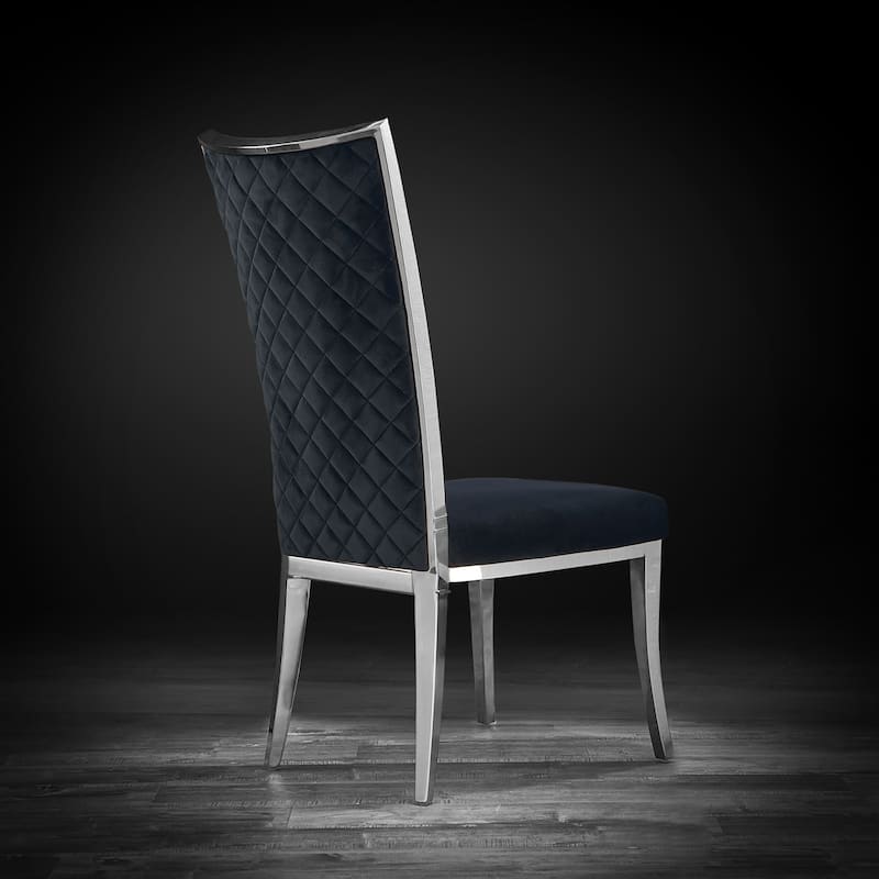 Massimo Silver Stainless Steel Dining Chair