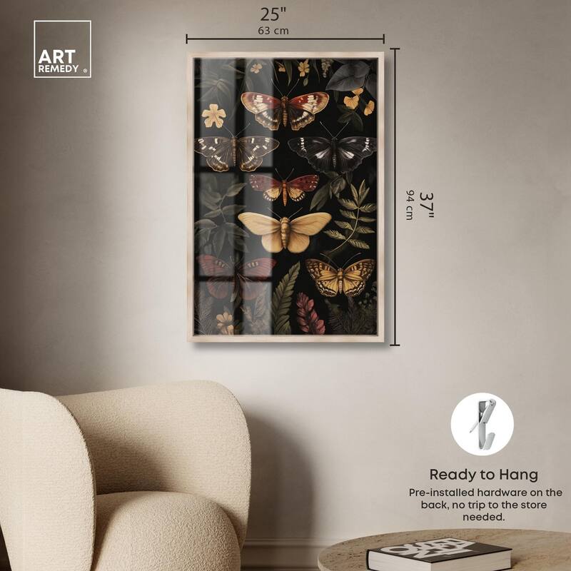 Winged Visitors III Shadowbox by Art Remedy