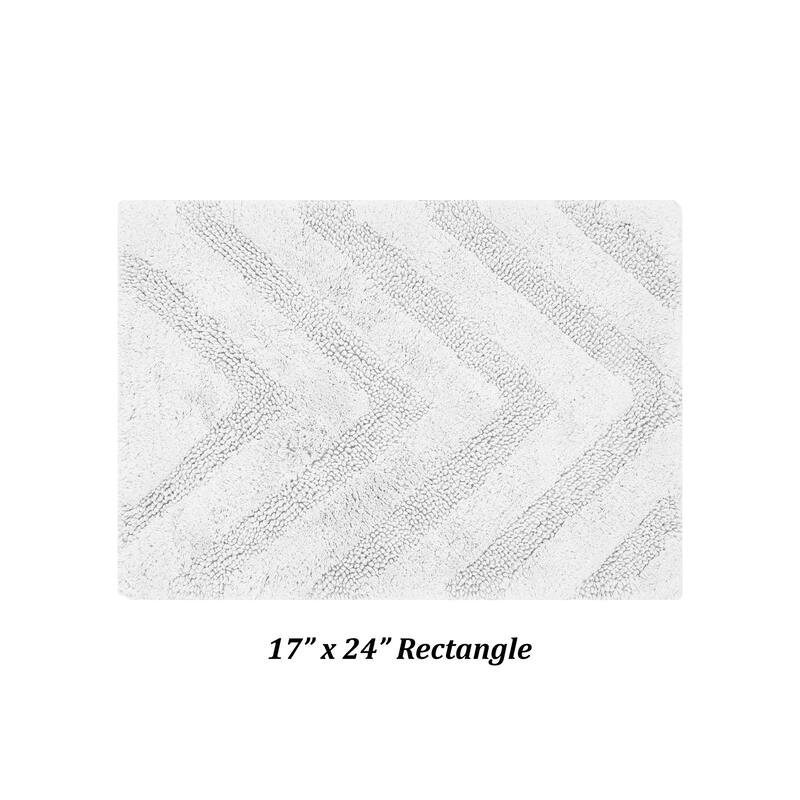 Better Trends Bathroom Rug 100% Cotton Tufted Water Absorbent Bath Rug for Shower, Sink Bath Mats Machine Wash Hugo Collection