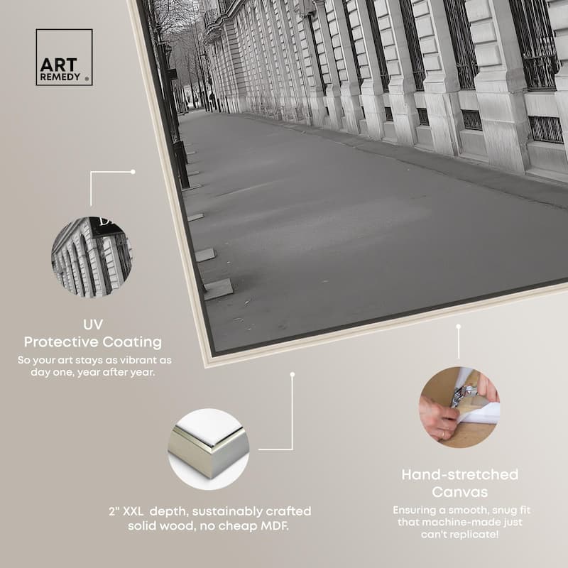 Parisian Street Canvas by Art Remedy