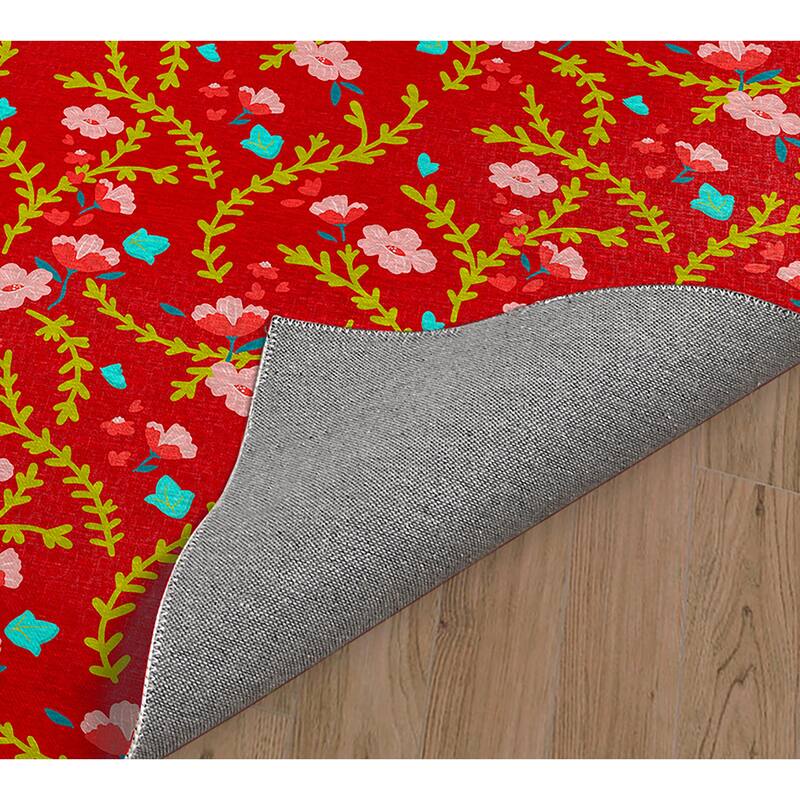 ADELAIDE FLORAL Kitchen Mat By Kavka Designs Bed Bath & Beyond 36547202