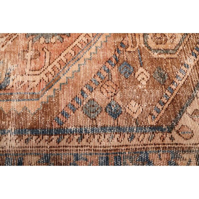 ECARPETGALLERY Hand-knotted Antalya Vintage Brown Wool Rug - 3'5 x 9'6