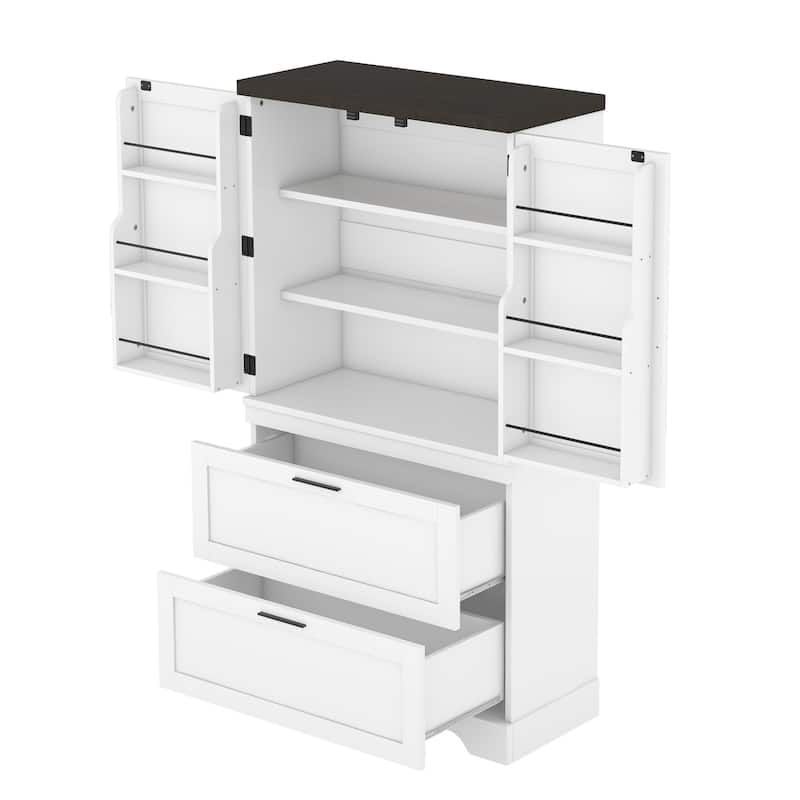 Modern Farmhouse Wooden Storage Cabinet