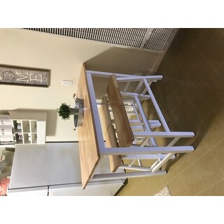 Simple Living 4-piece Galena Modern Farmhouse Counter Height Set