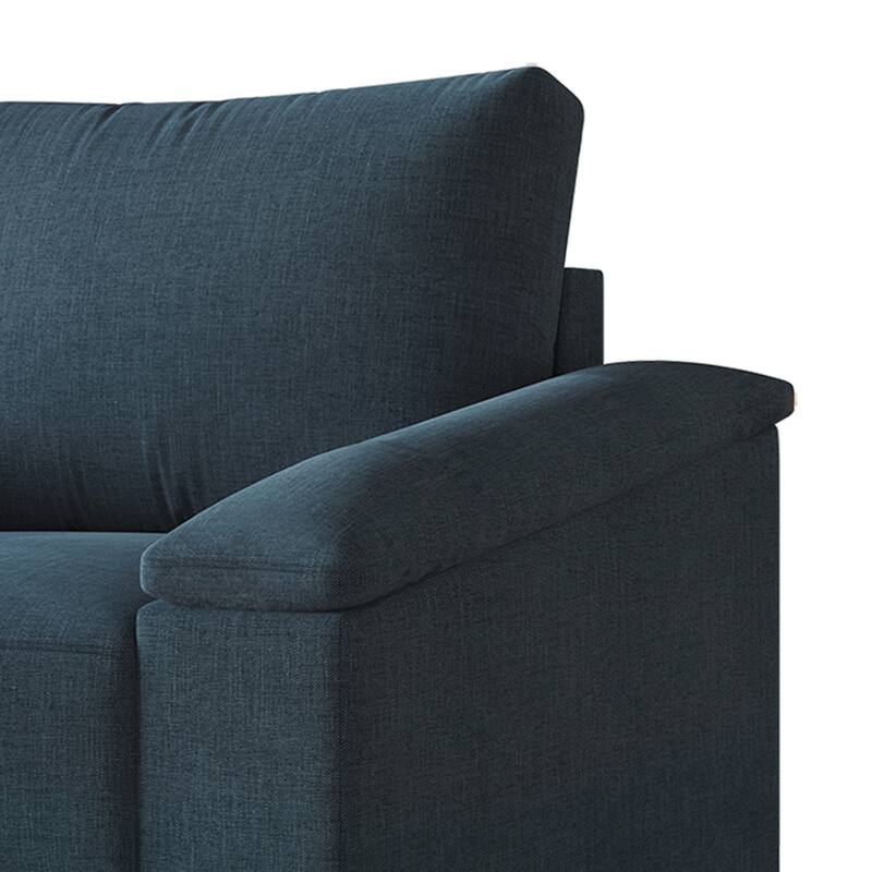 CraftPorch Simple Style Linen Upholstered Arm Chair