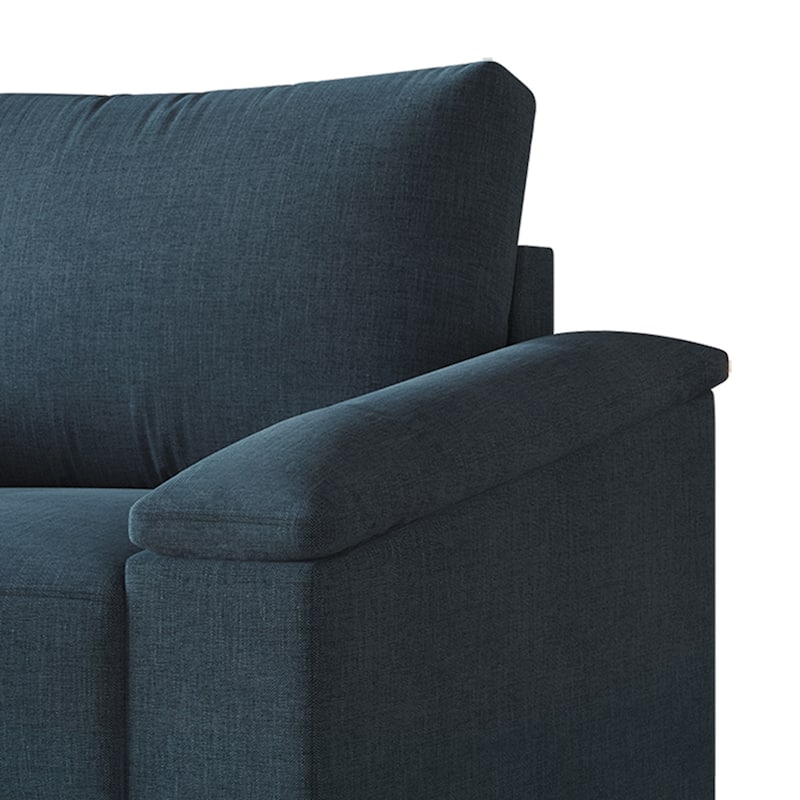 CraftPorch Simple Style Linen Upholstered Loveseat