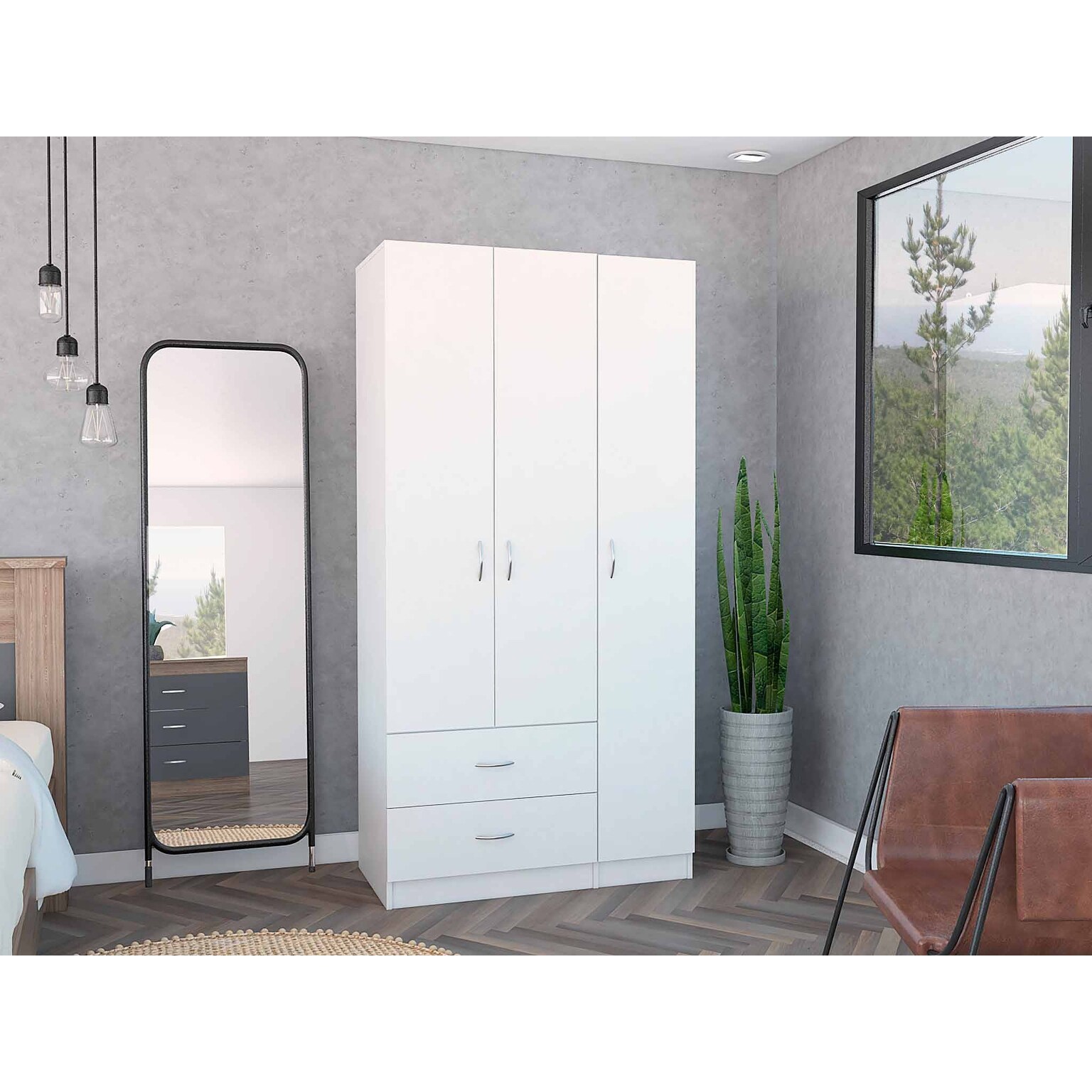 Baylee 3 door wardrobe discount