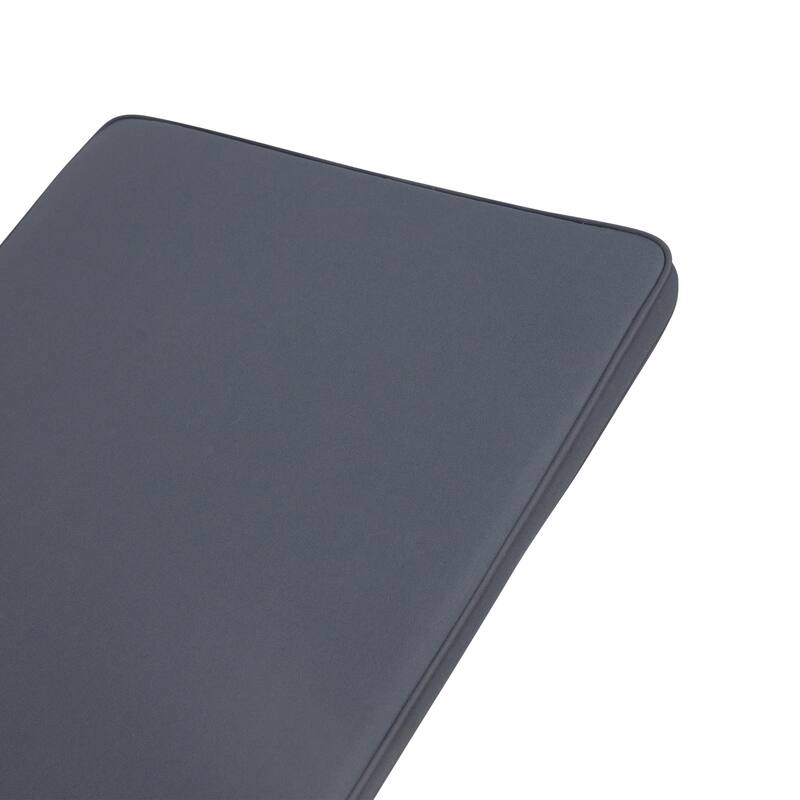 Nadine Outdoor Acacia Wood Chaise Lounge and Cushion Set by Christopher Knight Home