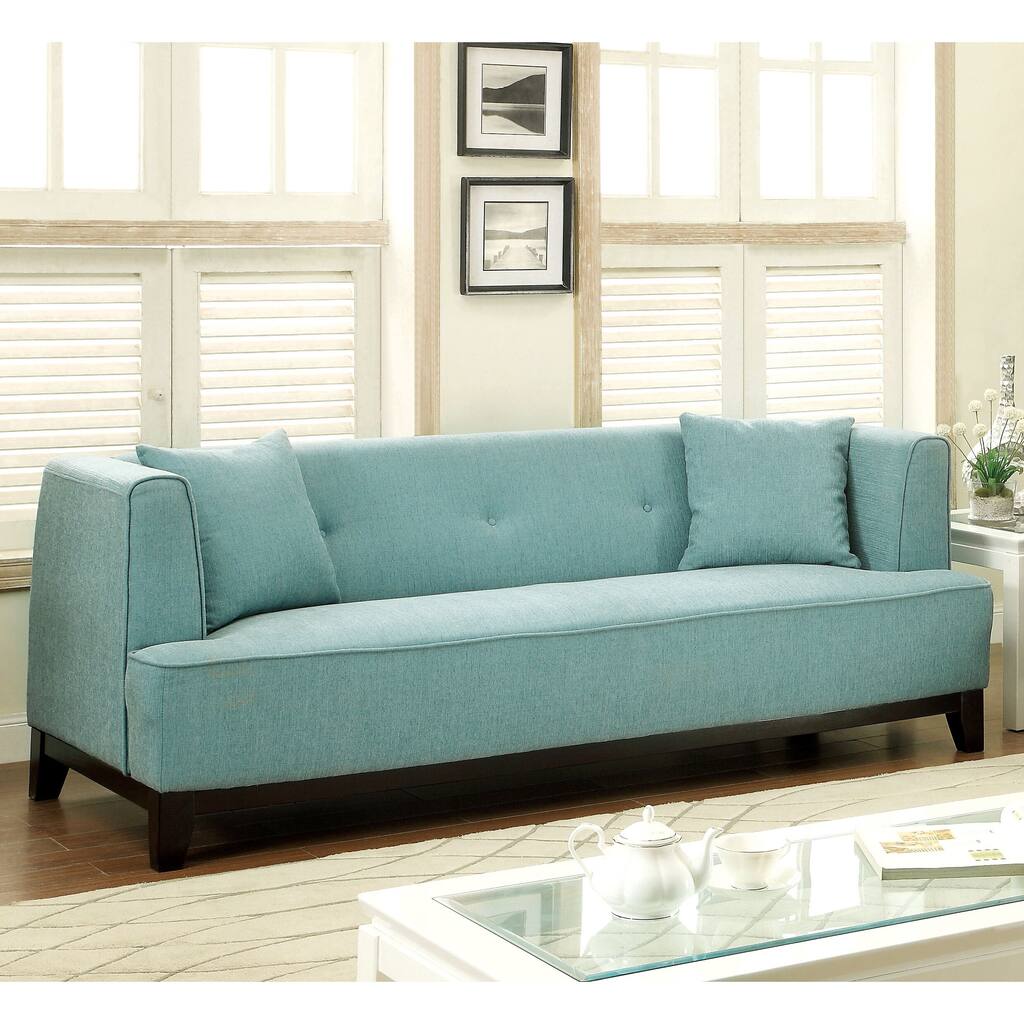 Furniture of America Feal Modern Fabric Upholstered Tuxedo Sofa