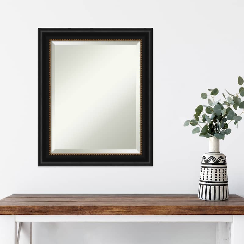 Beveled Wall Mirror - Manhattan Black Frame - Manhattan Black