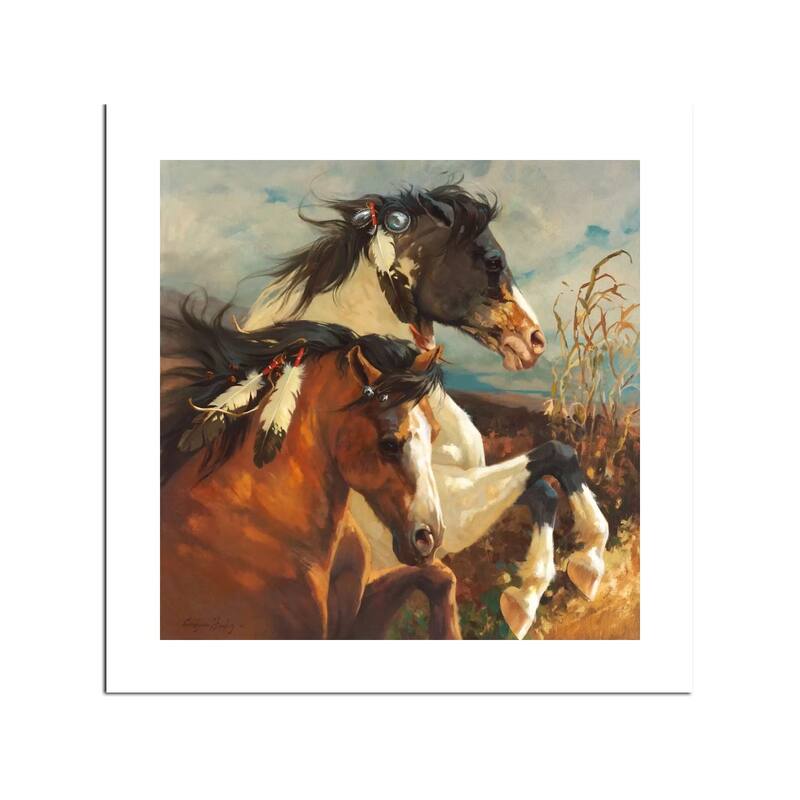 Wind Voyager Fine Art Paper Print by Carolyne Hawley - Multi