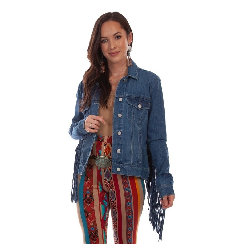 womens western jean jacket
