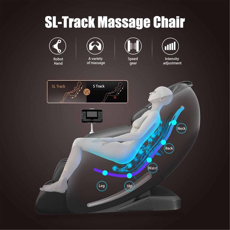 Ukuowu's Newest Massage Chair with Full Body Zero Gravity, SL Track, Body Scan and Heating