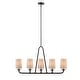 preview thumbnail 3 of 8, INK+IVY Serenitie Bronze 5-Light Linear Chandelier