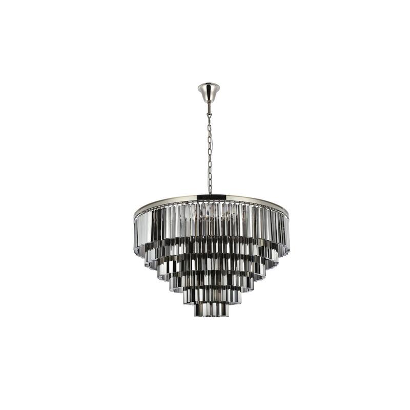 Elegant Lighting 1201D44-SS/RC Sydney 33 Light 44" Wide Crystal